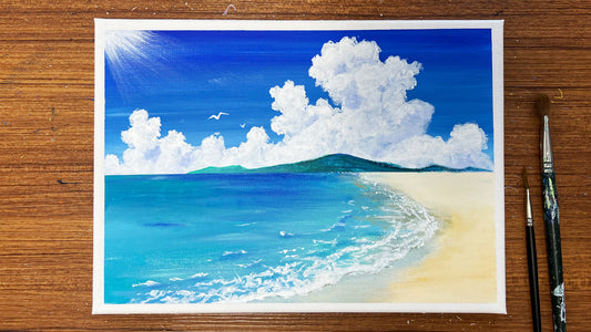 青空と海の風景をYoutubeにアップしました!ショップページで購入できます!