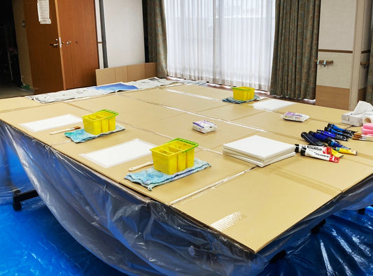 出張絵画教室を開催しました2024/10/15