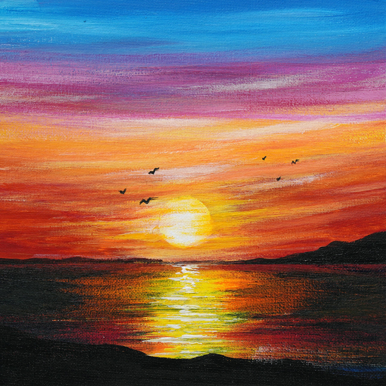 Sunset Sea - 10×10