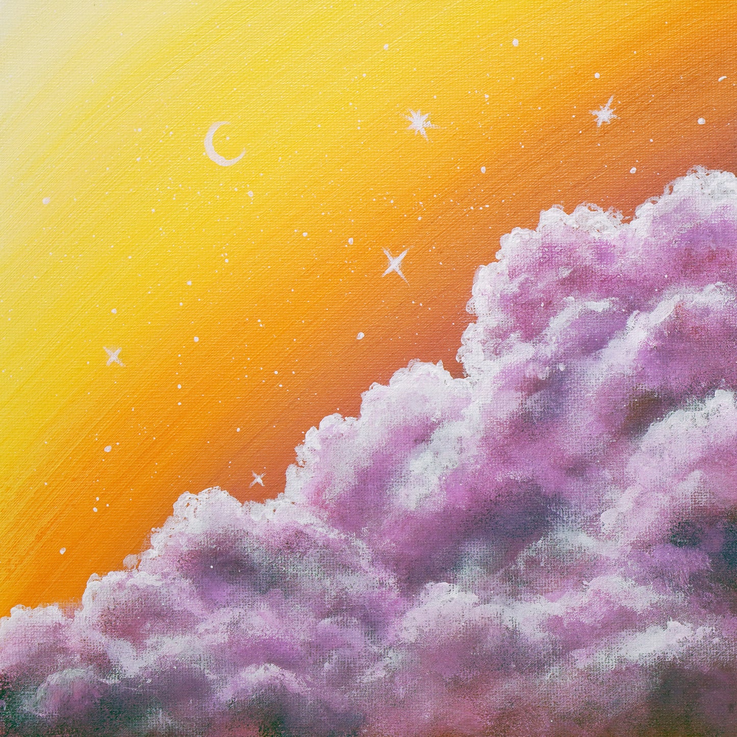 Purple cotton cloud - 10×10