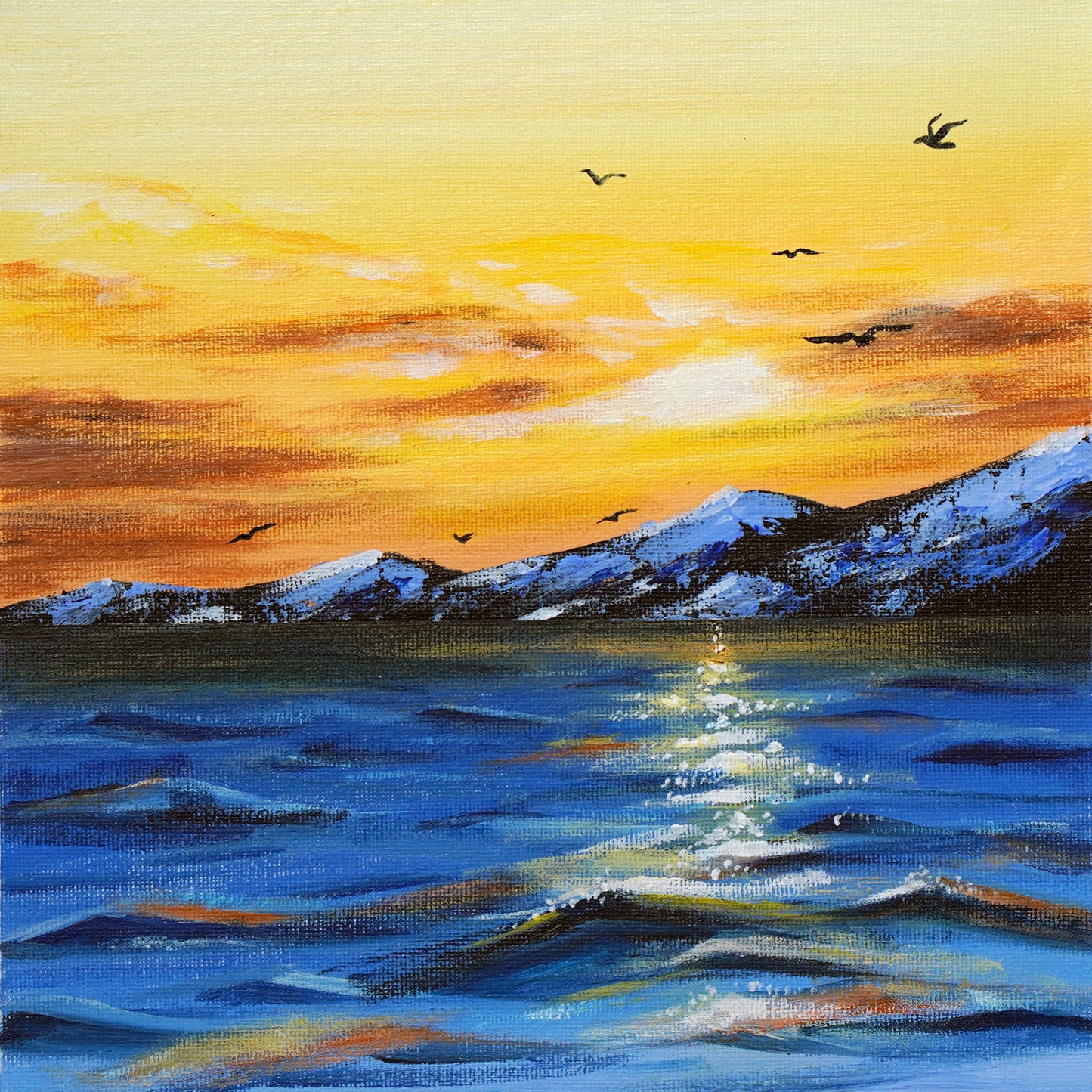 Sunrise Sea - 10×10