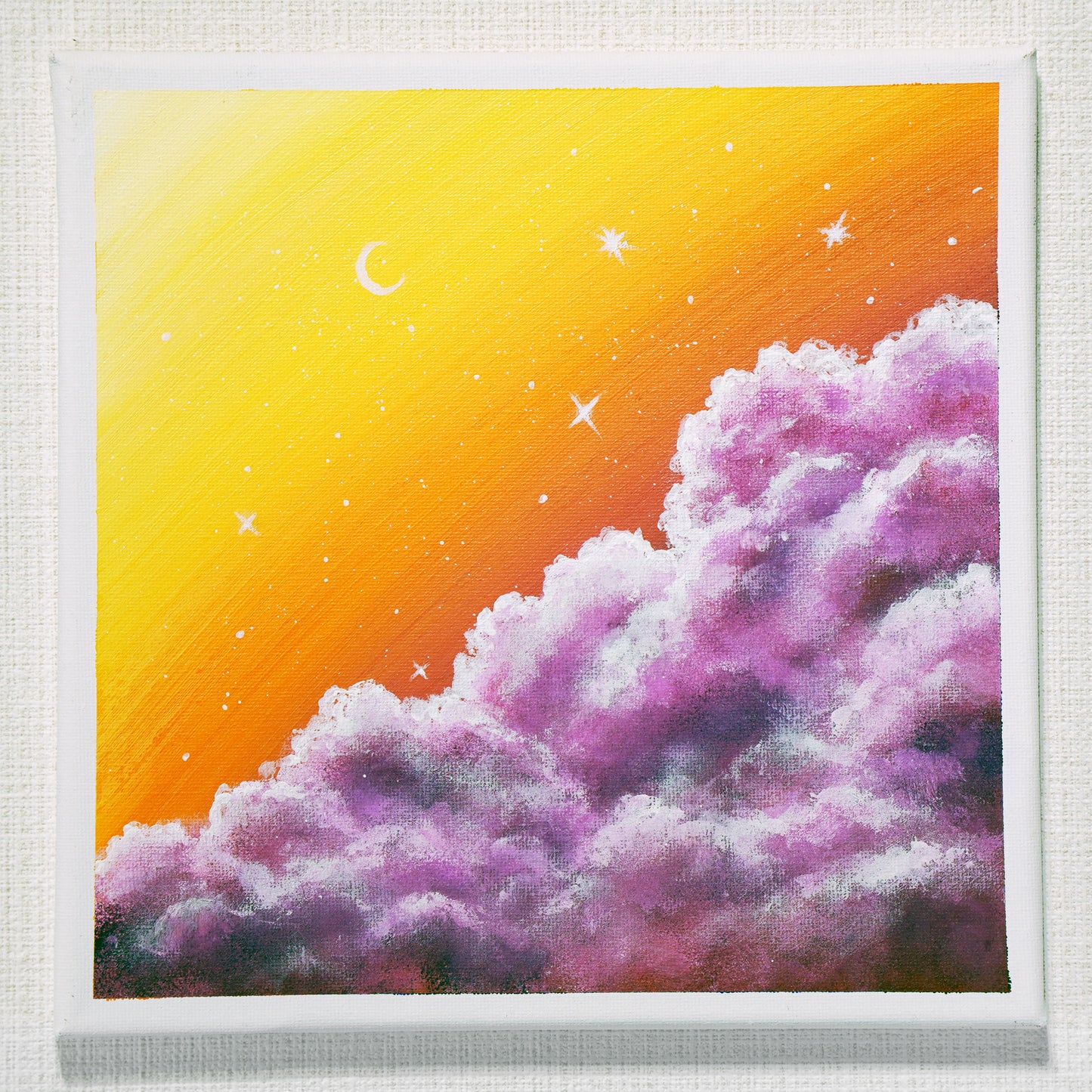 Purple cotton cloud - 10×10