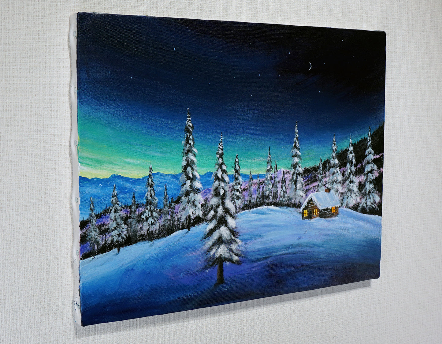 Winter mountain hut - 16×13