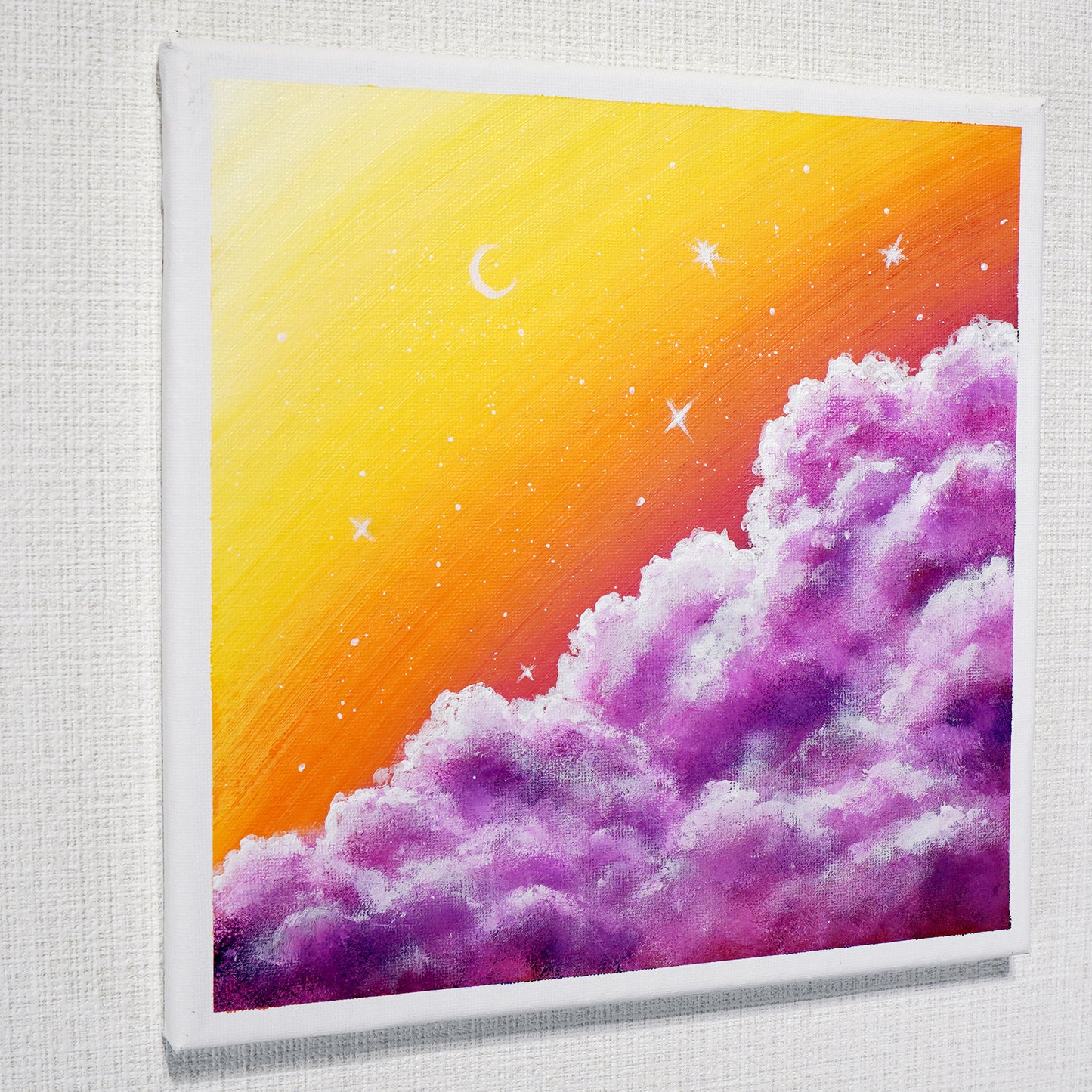 Purple cotton cloud - 10×10