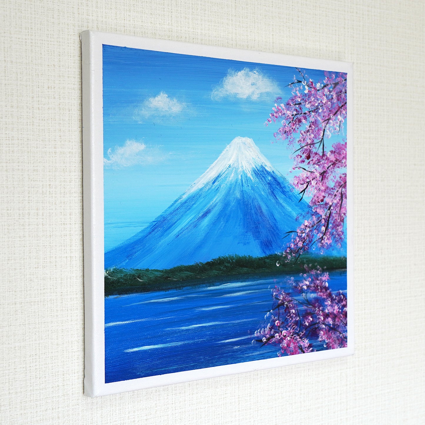 春の富士山 - 250 × 250mm - S44