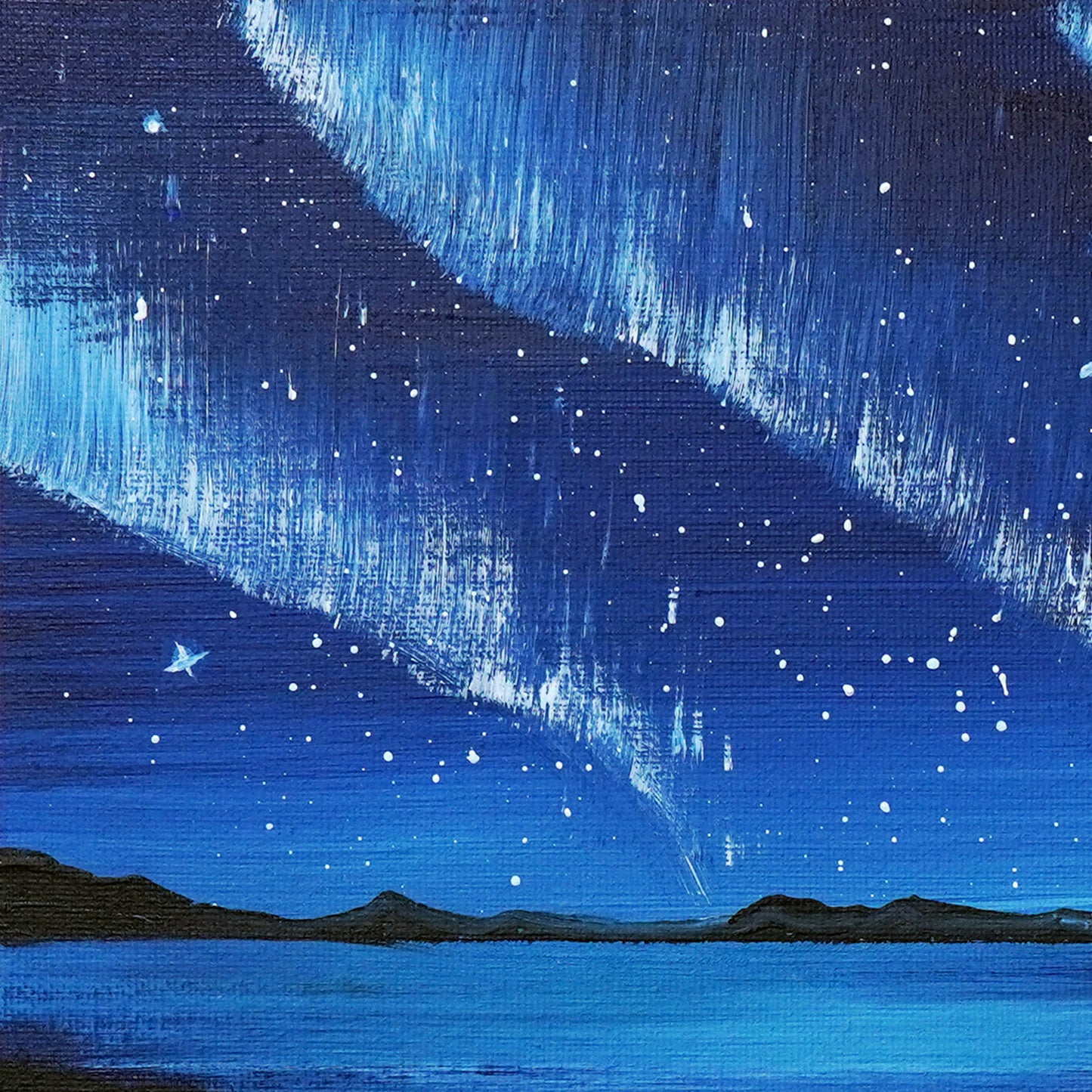 オーロラの風景 - 250 × 250mm - S34