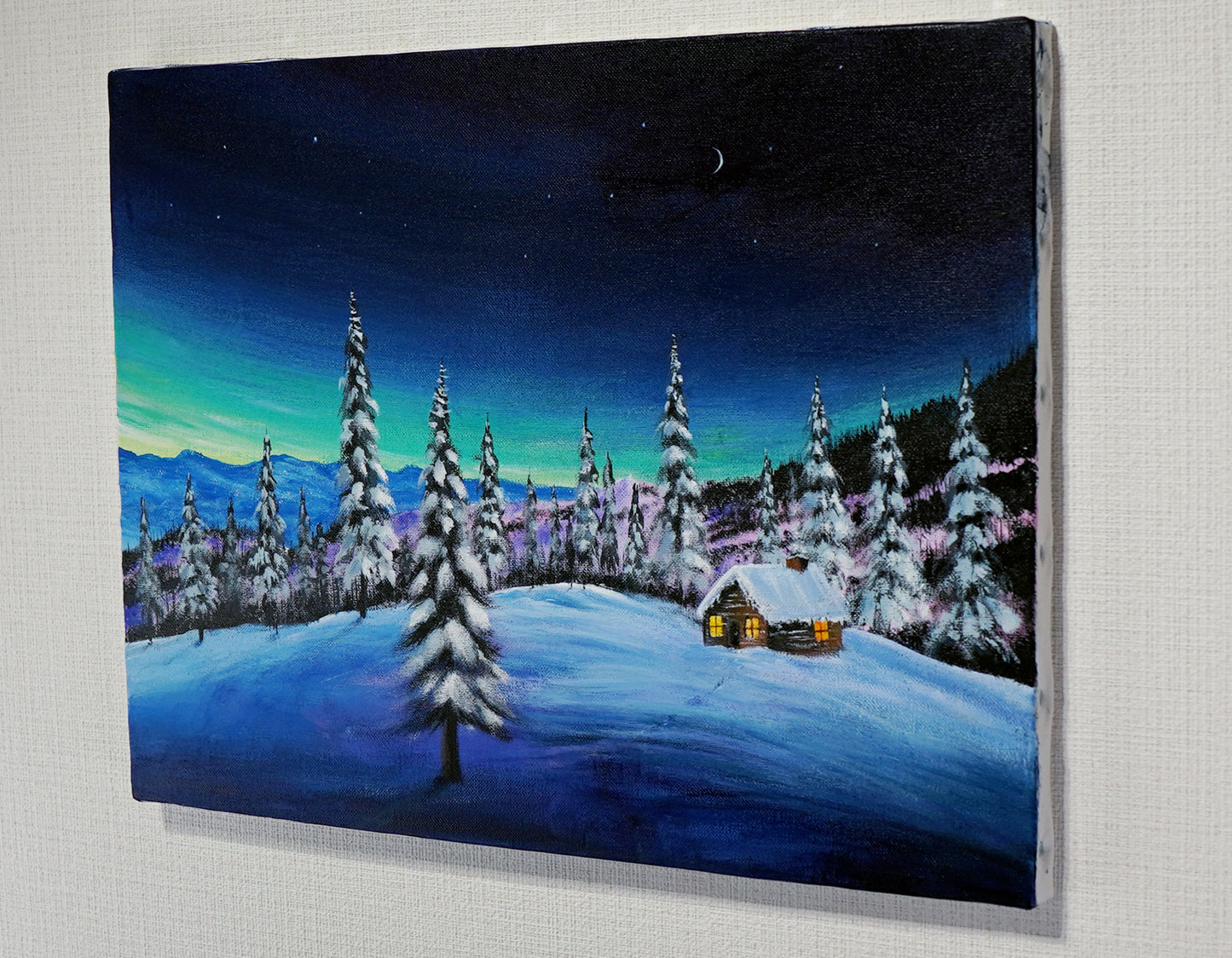 Winter mountain hut - 16×13