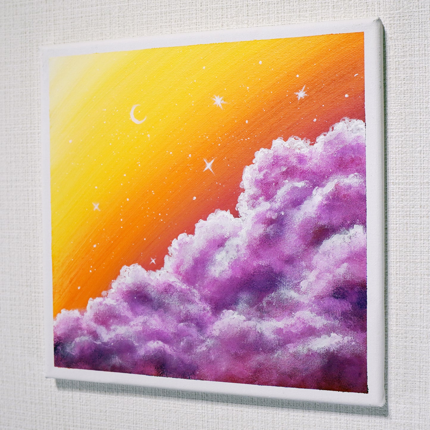 Purple cotton cloud - 10×10