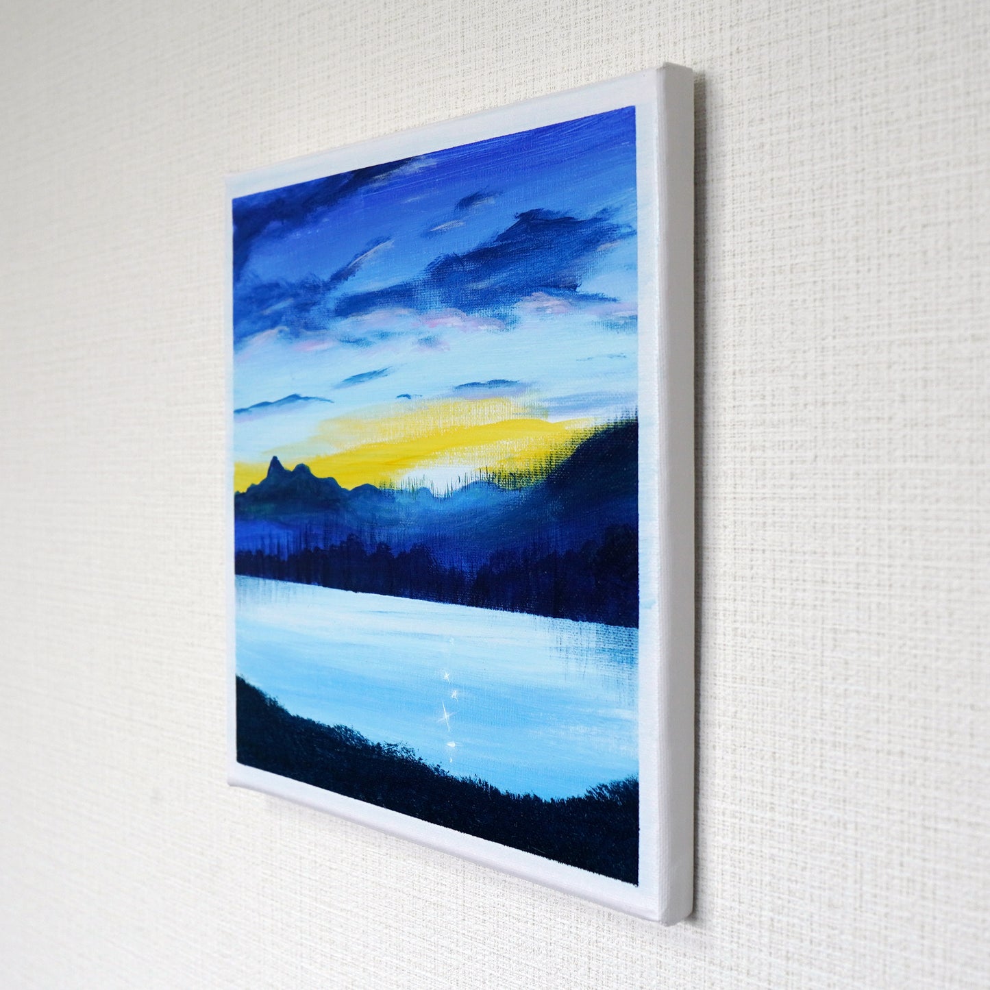 朝日の風景 - 250 × 250mm - S56