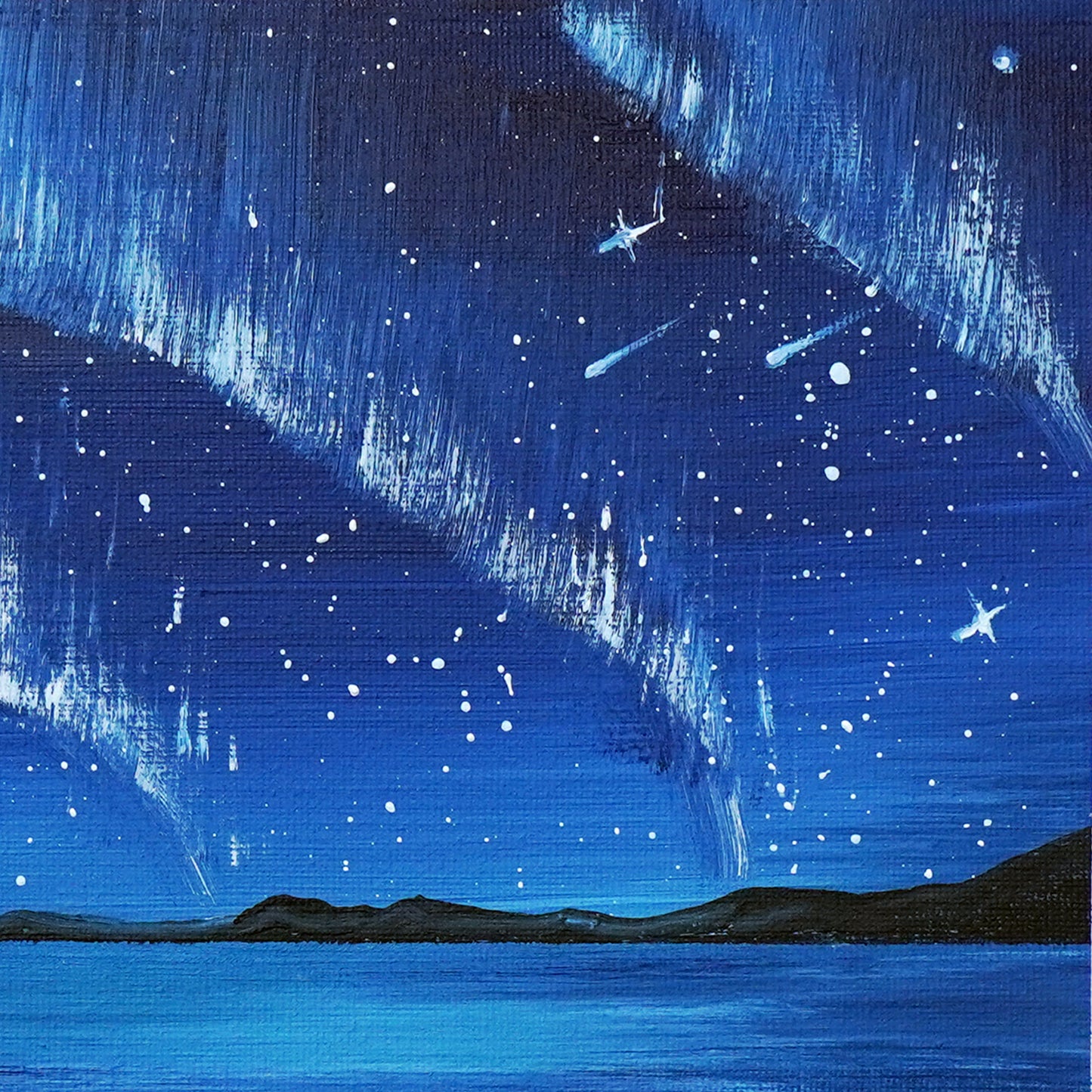 オーロラの風景 - 250 × 250mm - S34