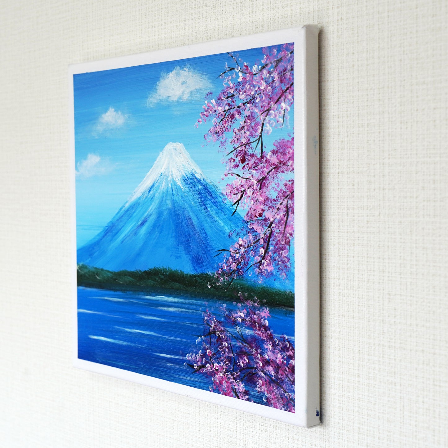 春の富士山 - 250 × 250mm - S44