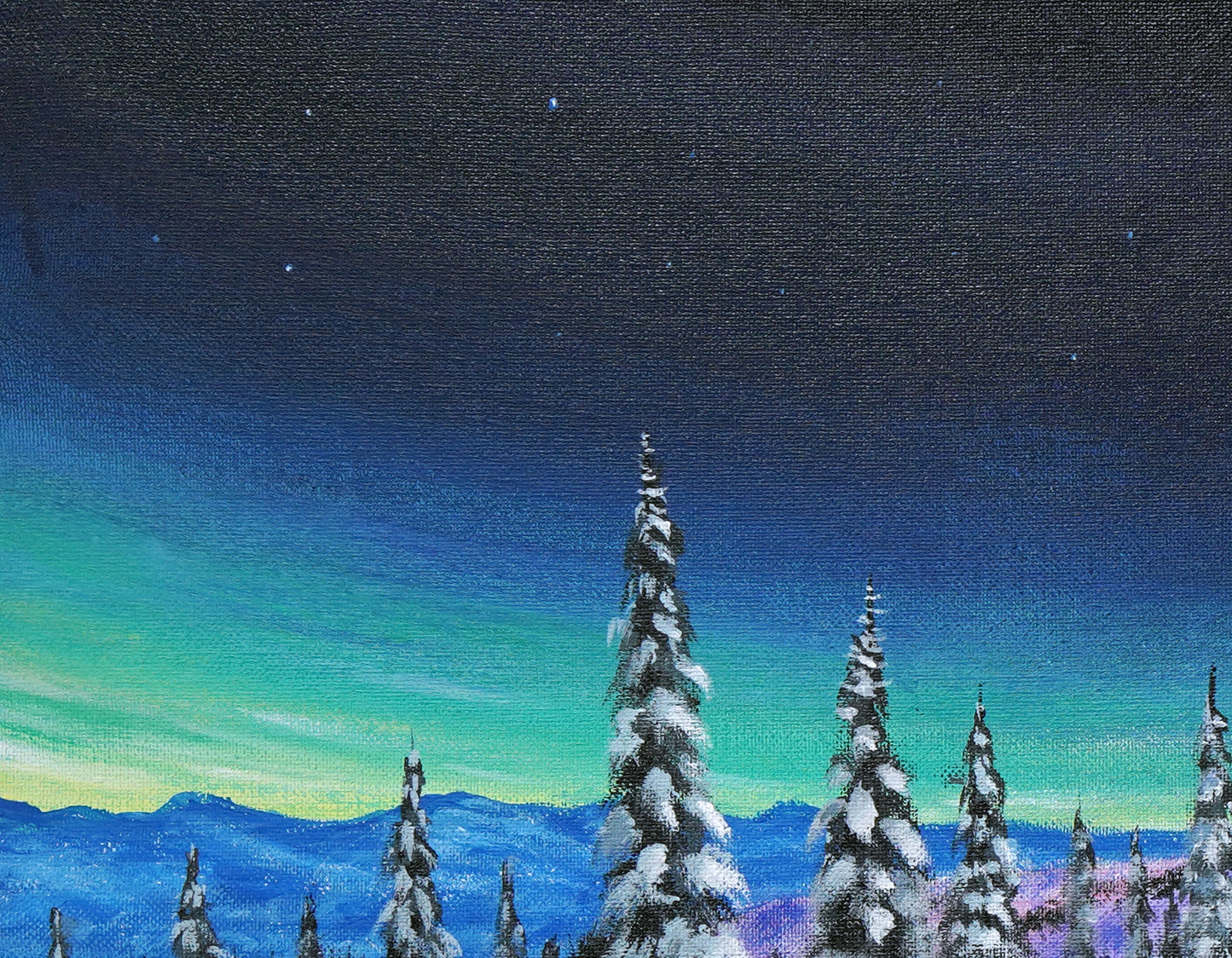 Winter mountain hut - 16×13