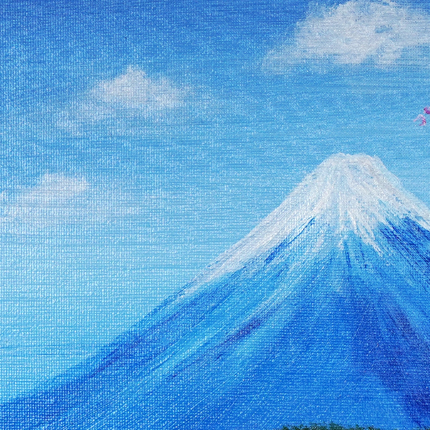 春の富士山 - 250 × 250mm - S44