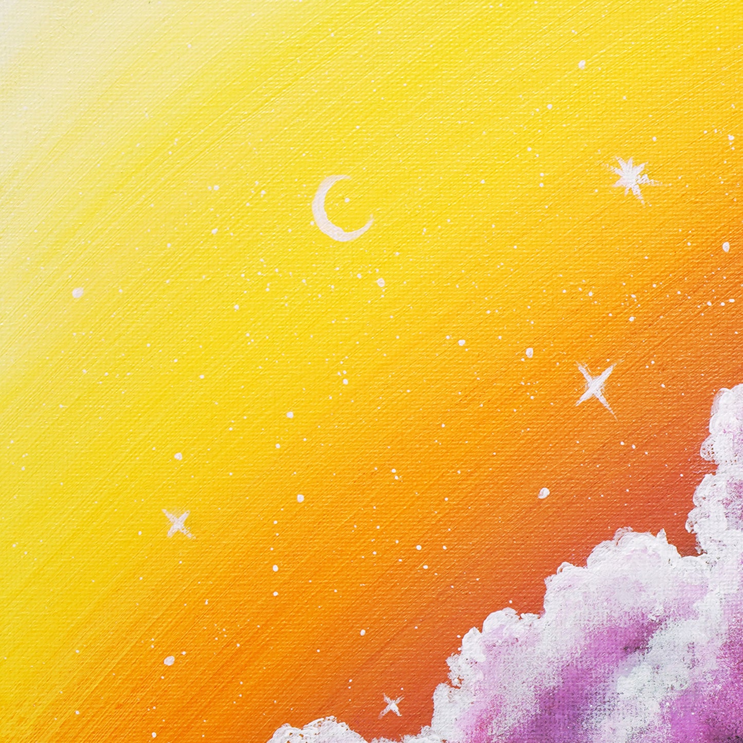 Purple cotton cloud - 10×10