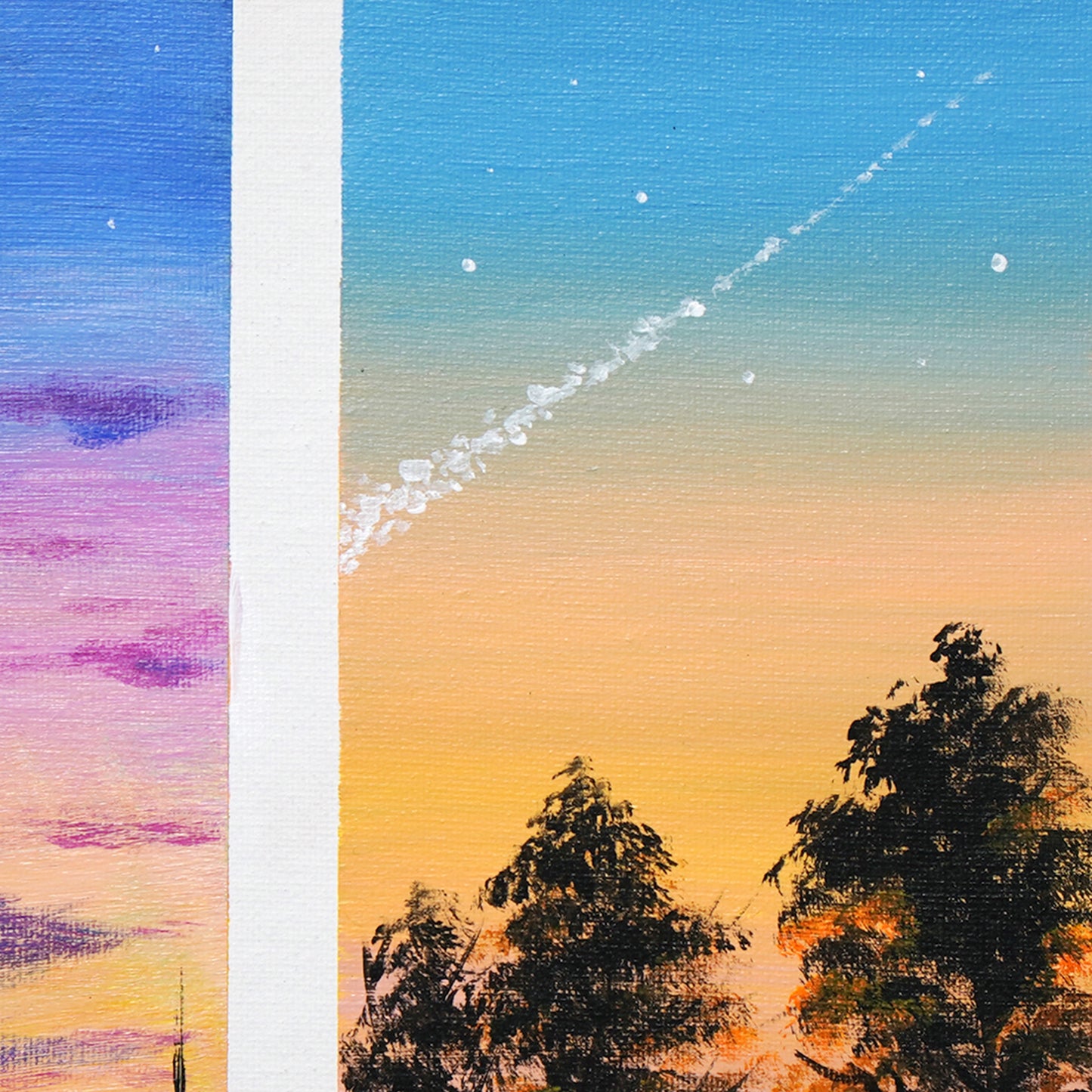 2 patterns of sunset - 10×10