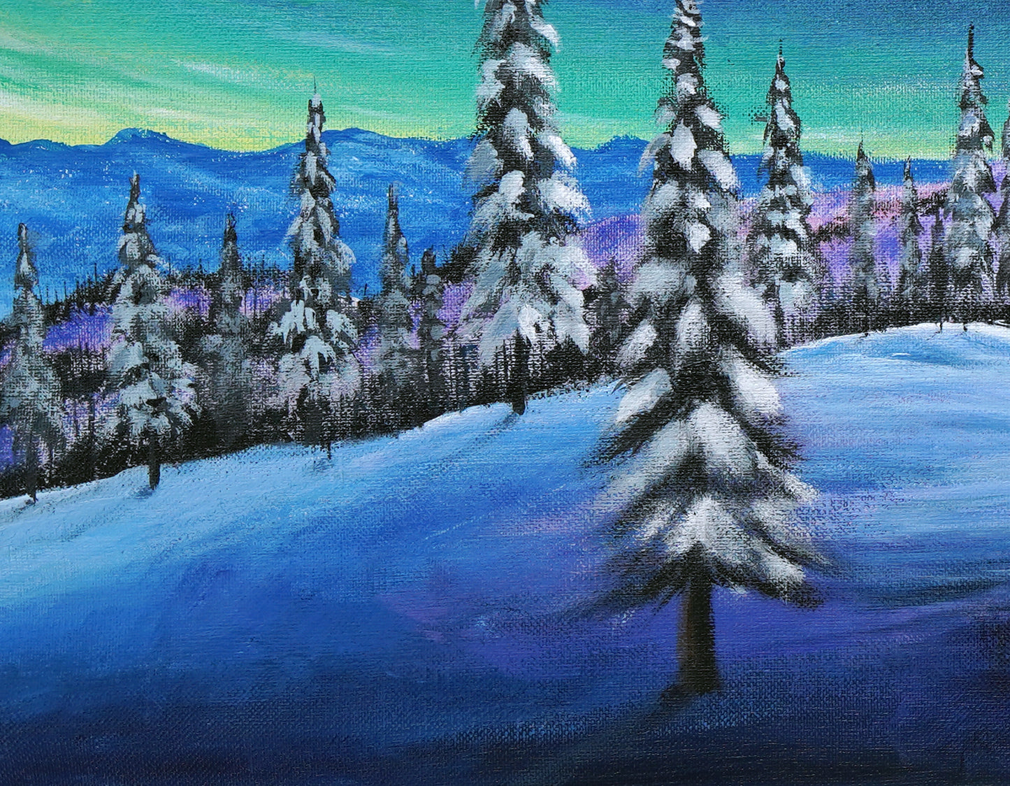 Winter mountain hut - 16×13