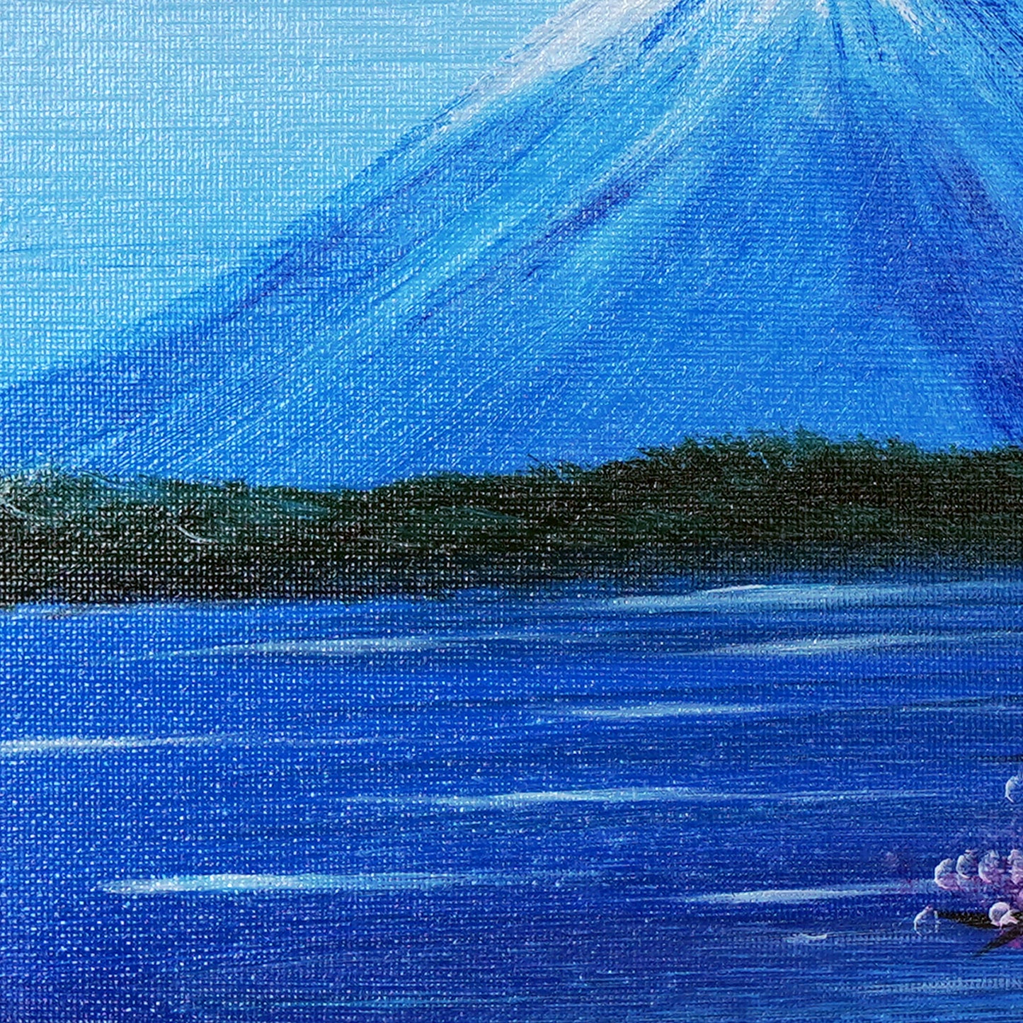 春の富士山 - 250 × 250mm - S44