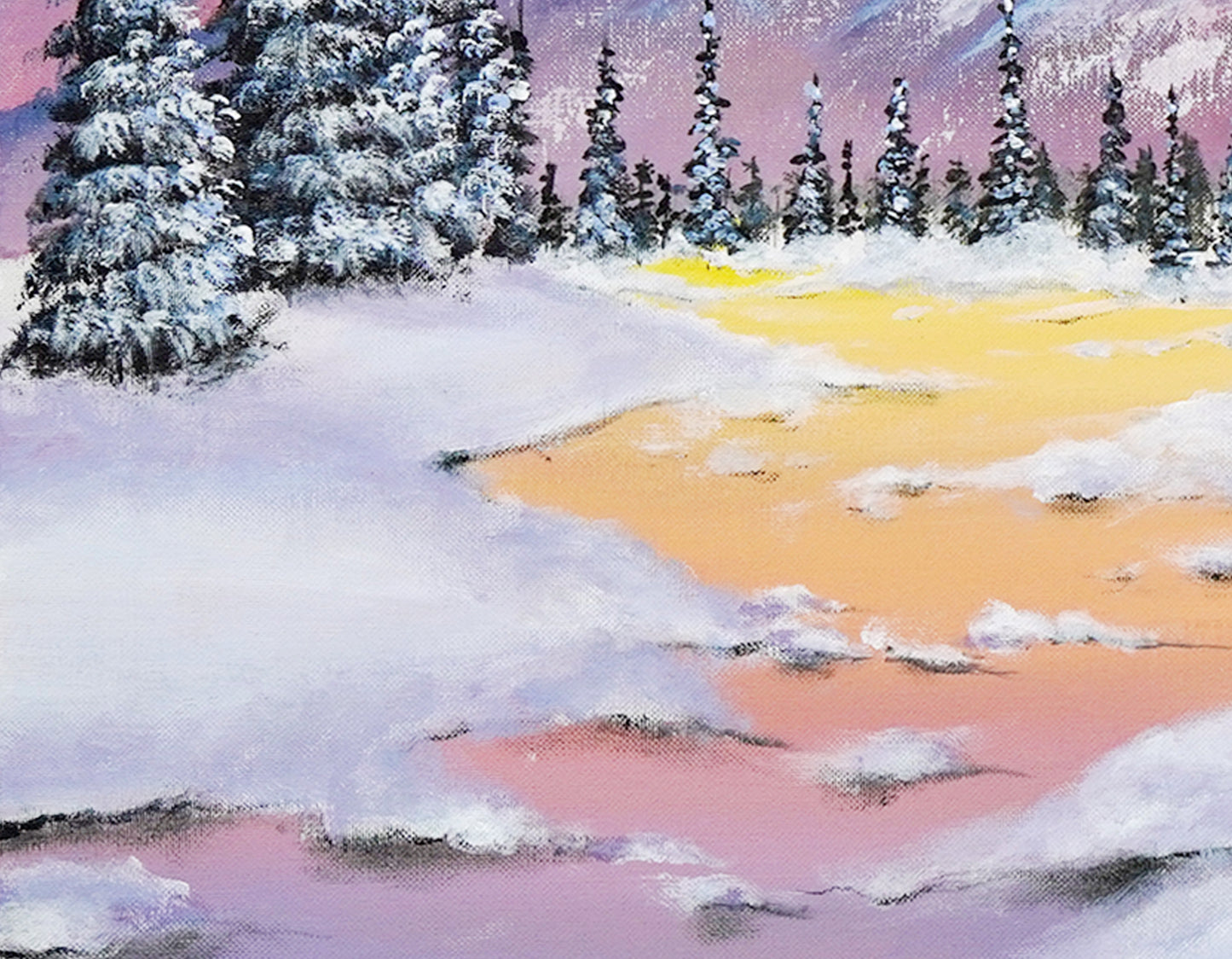 Winter Mountain - 21×18