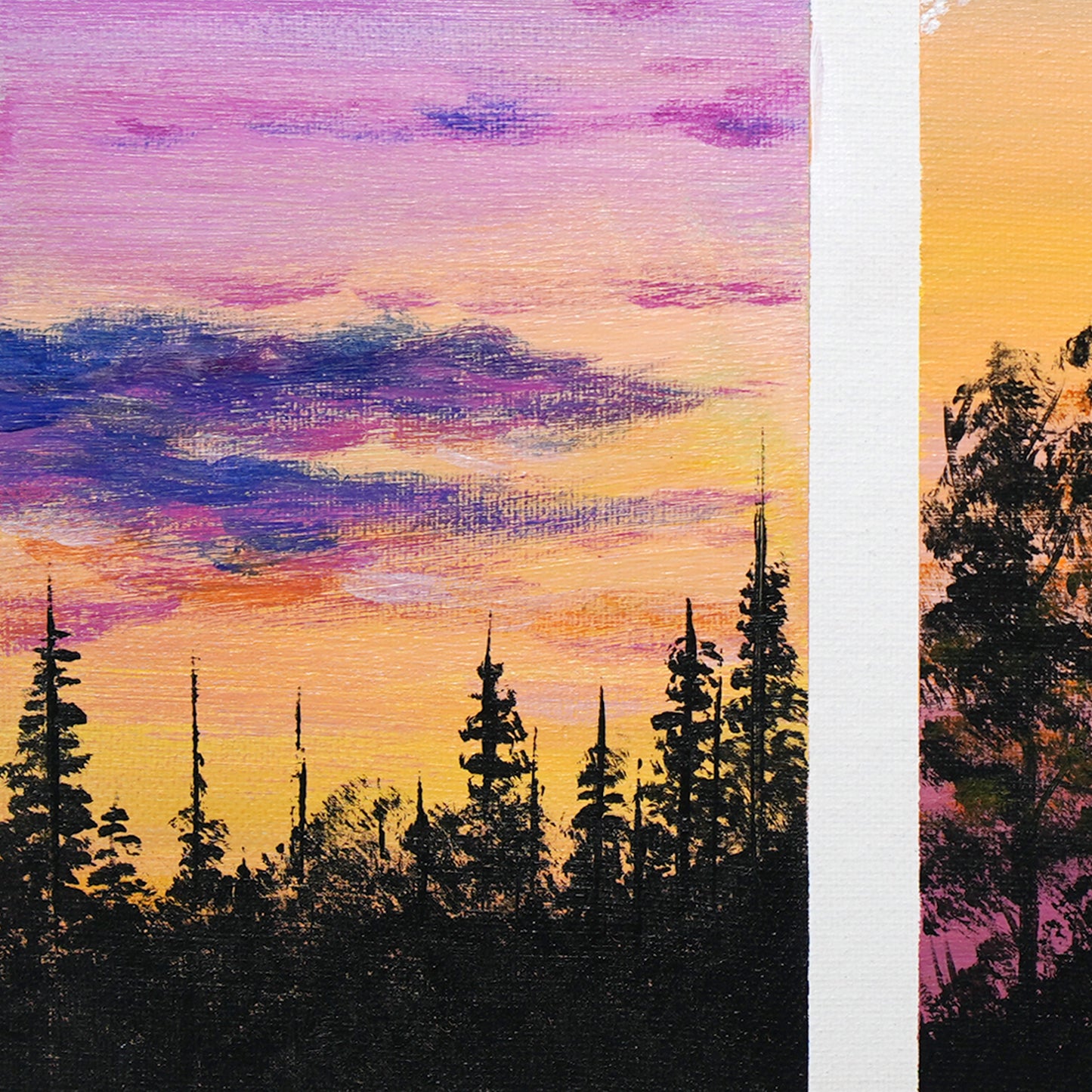 2 patterns of sunset - 10×10