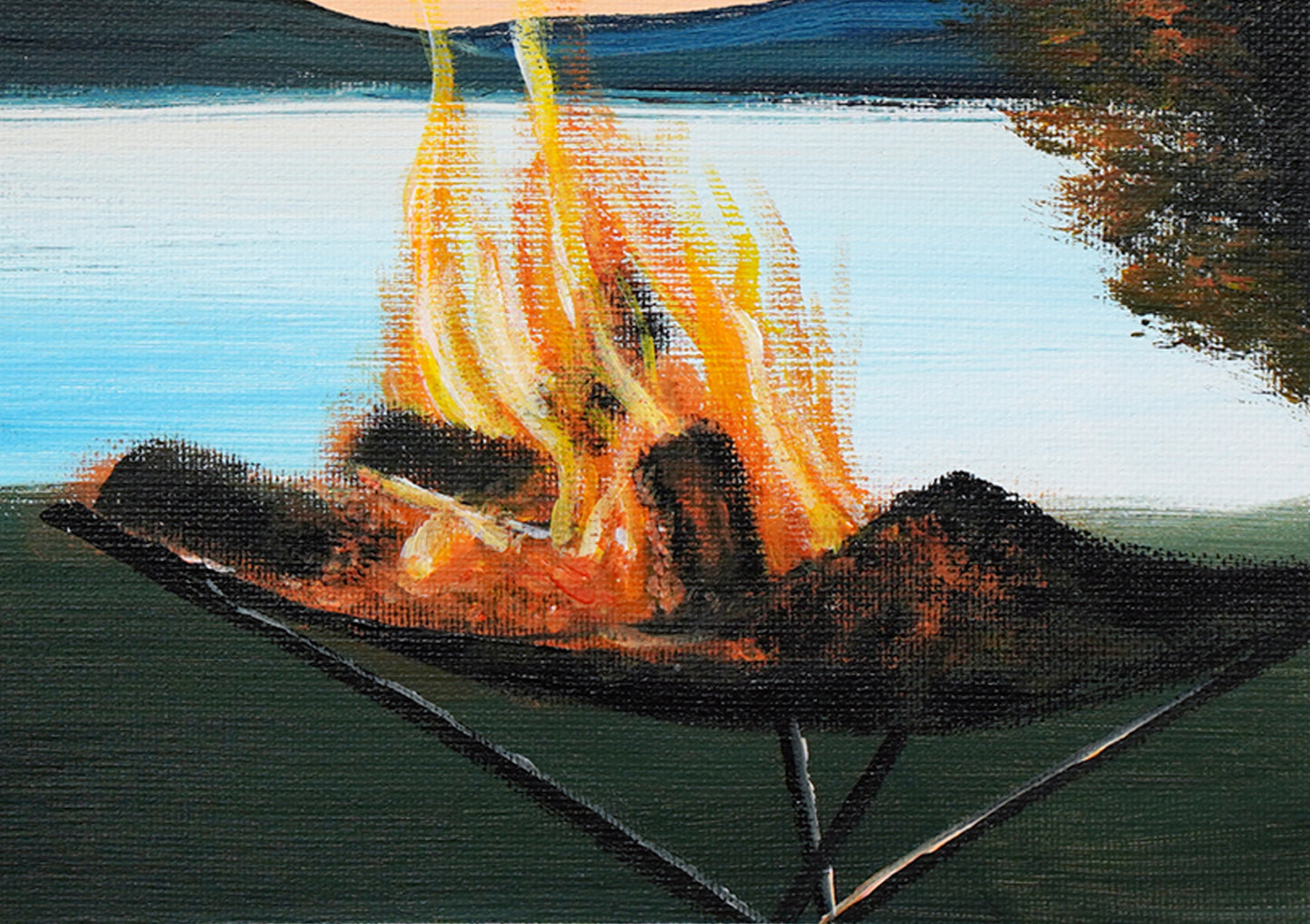 焚き火 - 305 × 228mm - M13