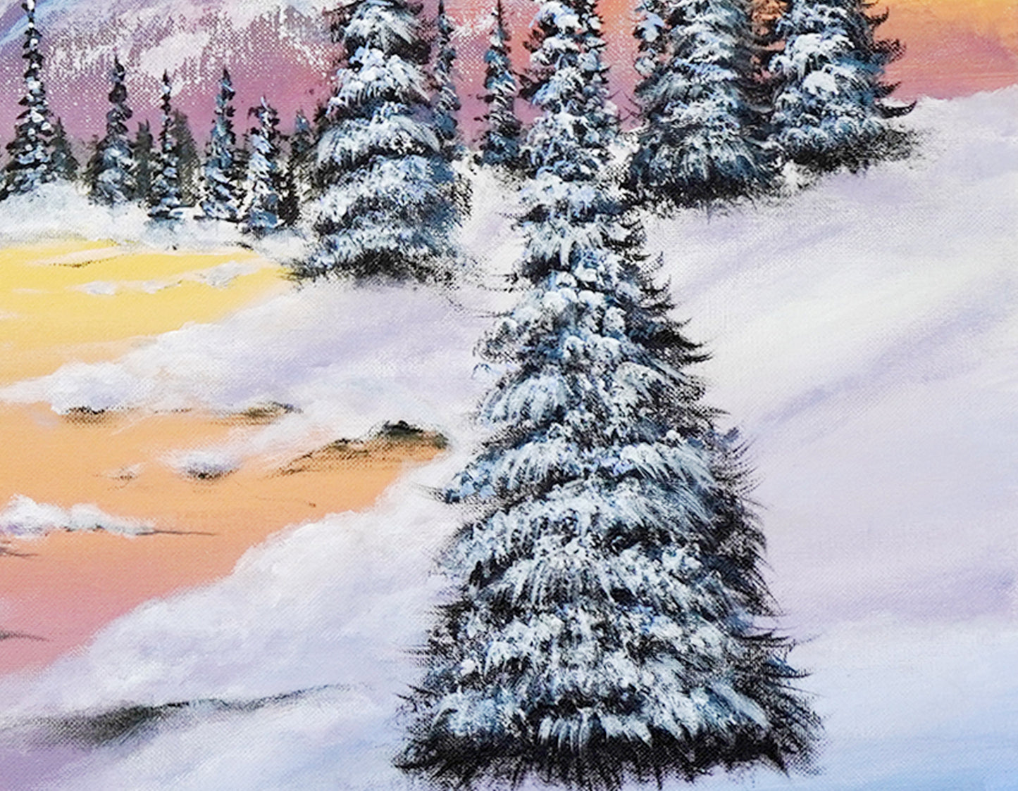 Winter Mountain - 21×18