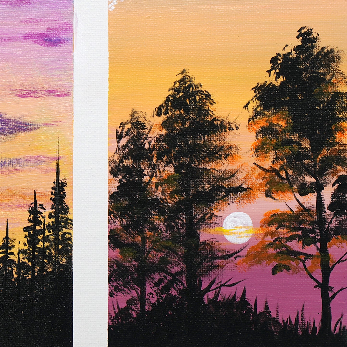 2 patterns of sunset - 10×10