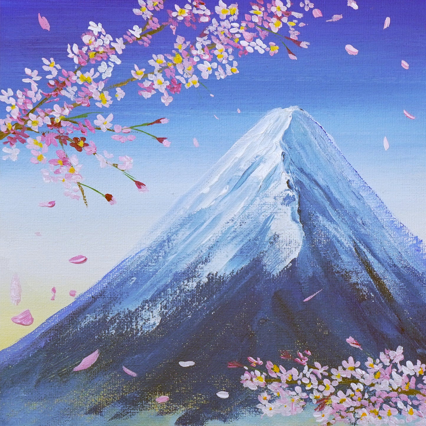 Spring Mt.Fuji landscape - 10×10