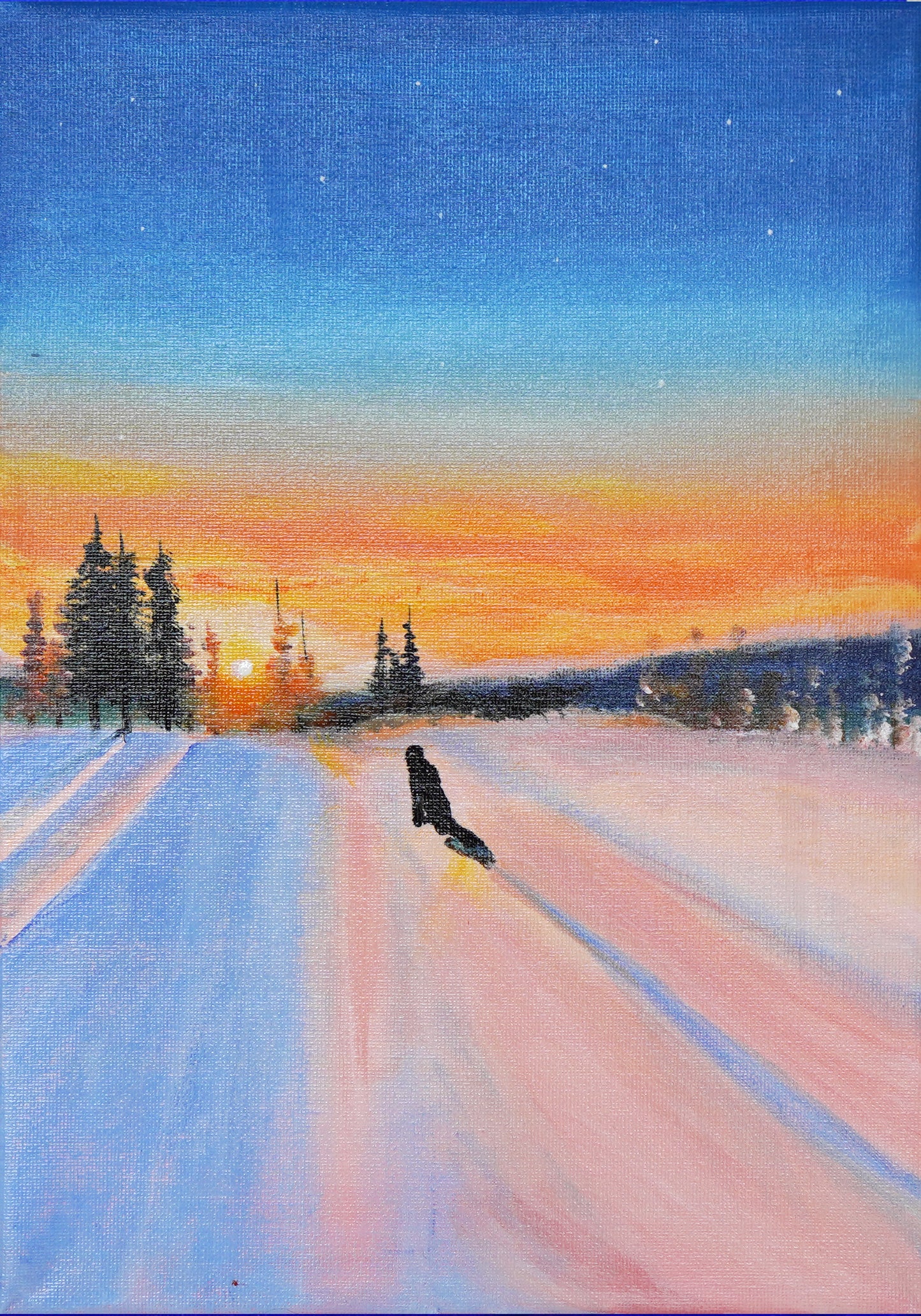 Snowboarder - 10×13