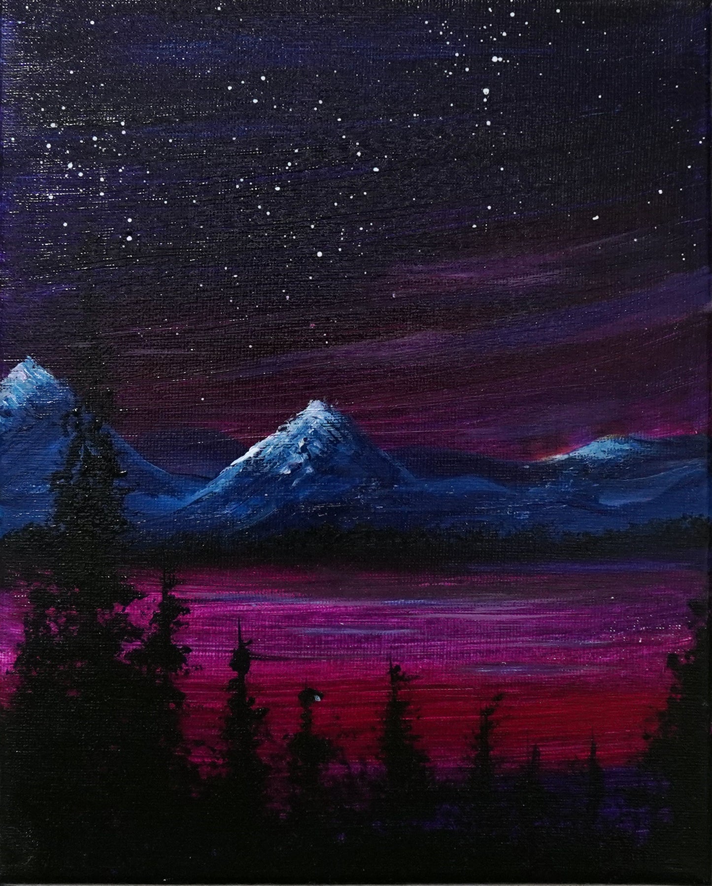 紫色の風景 - 250 × 200mm - M33