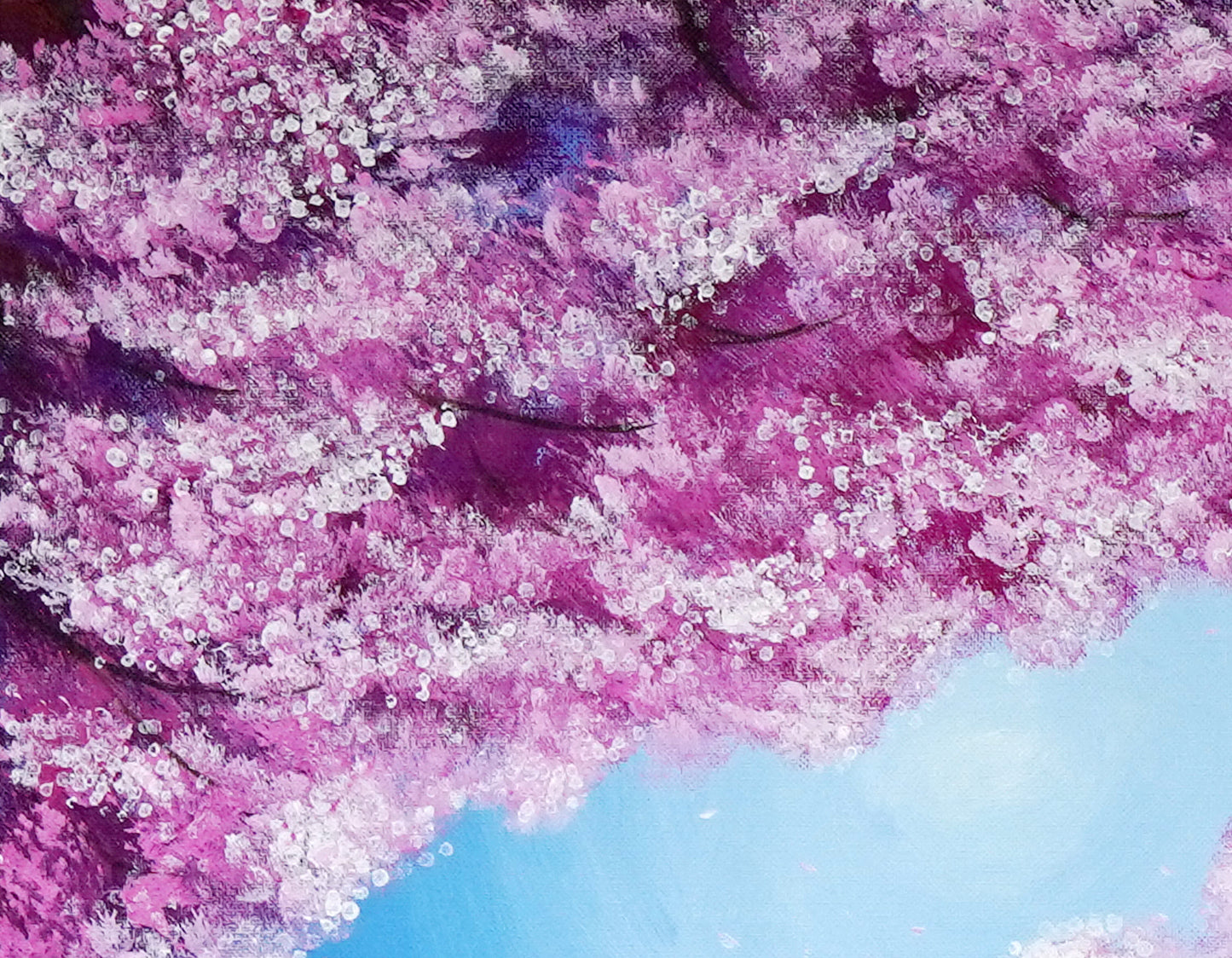 舞う桜の風景 - 455 × 380mm - L7