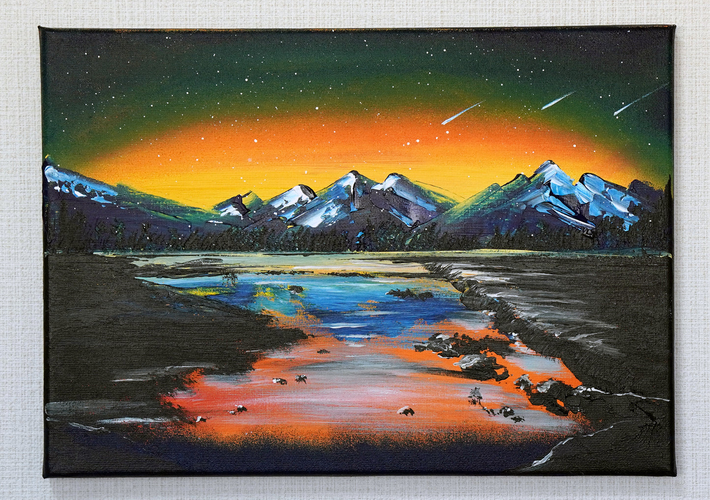 Beautiful dawn scenery - 10×13
