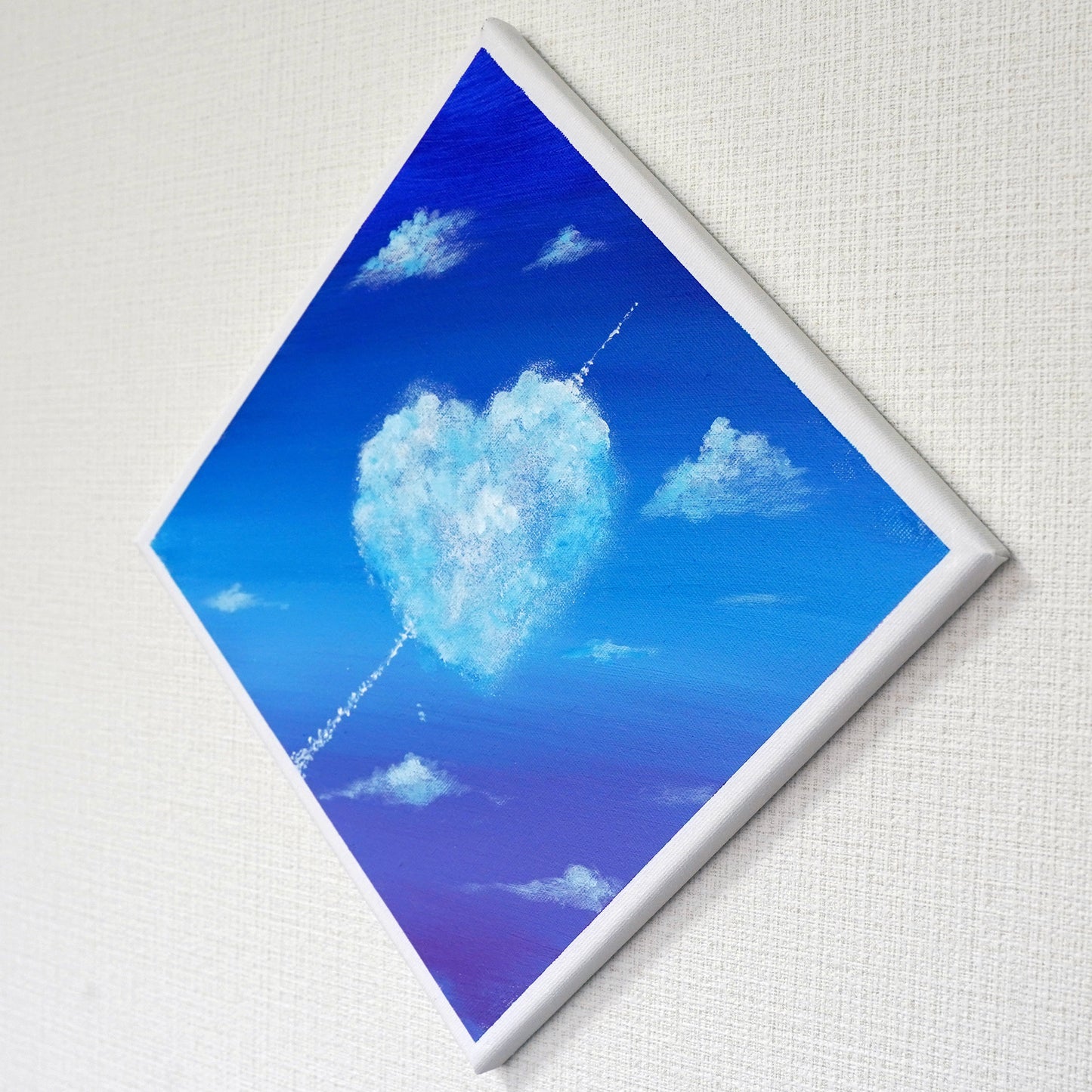 Heart shaped cloud - 10×10