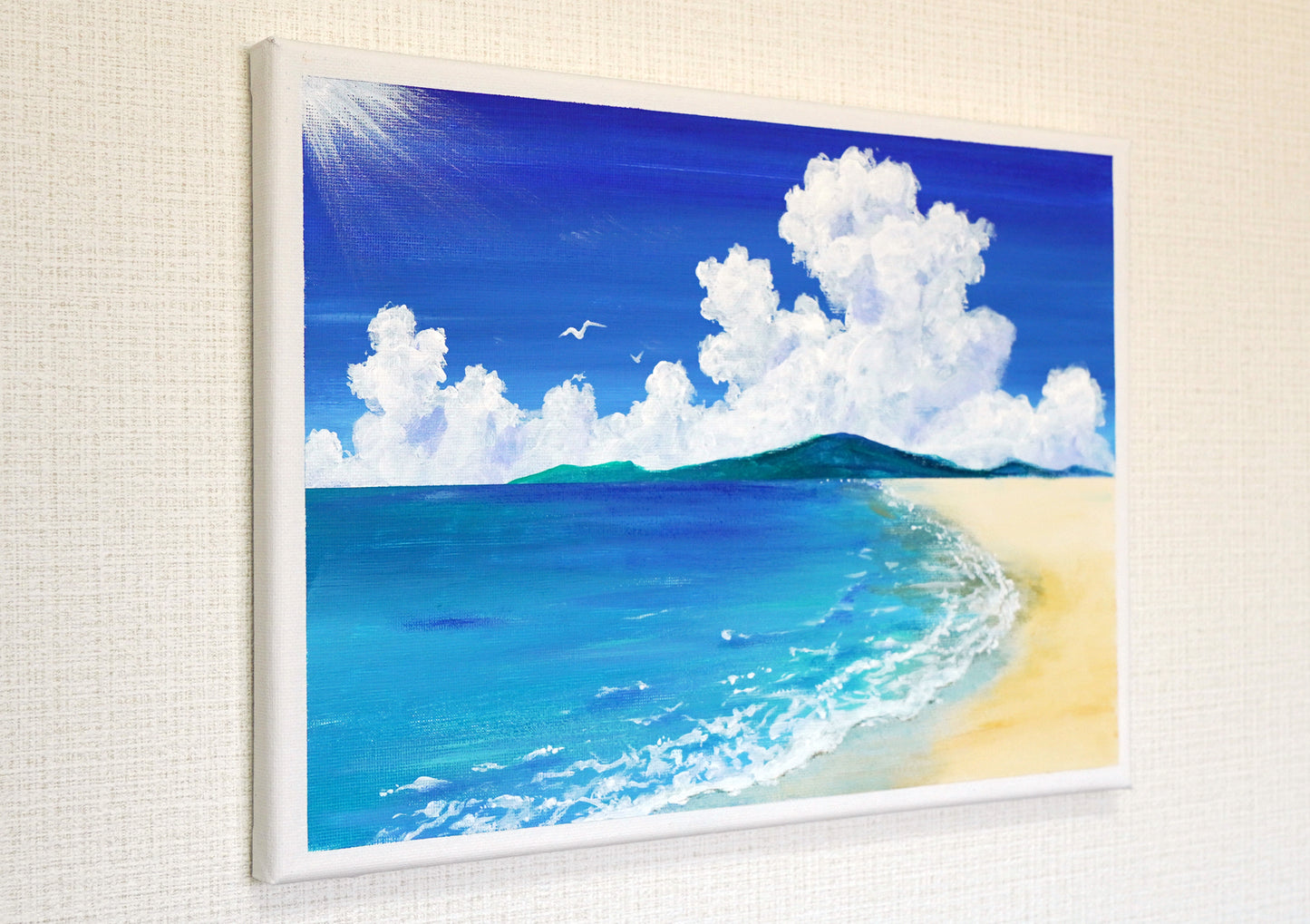 Blue sky and seascape - 10×13