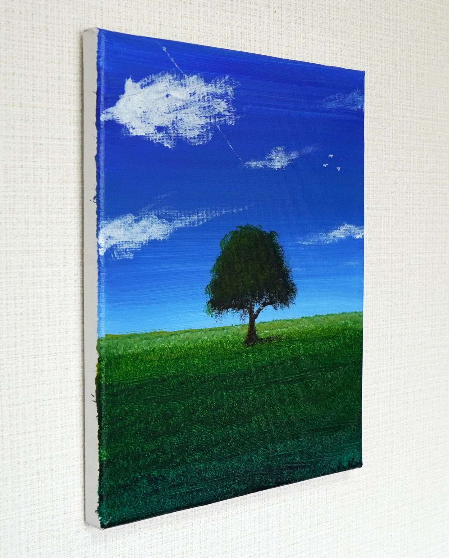 草原と木 - 250 × 200mm - M30