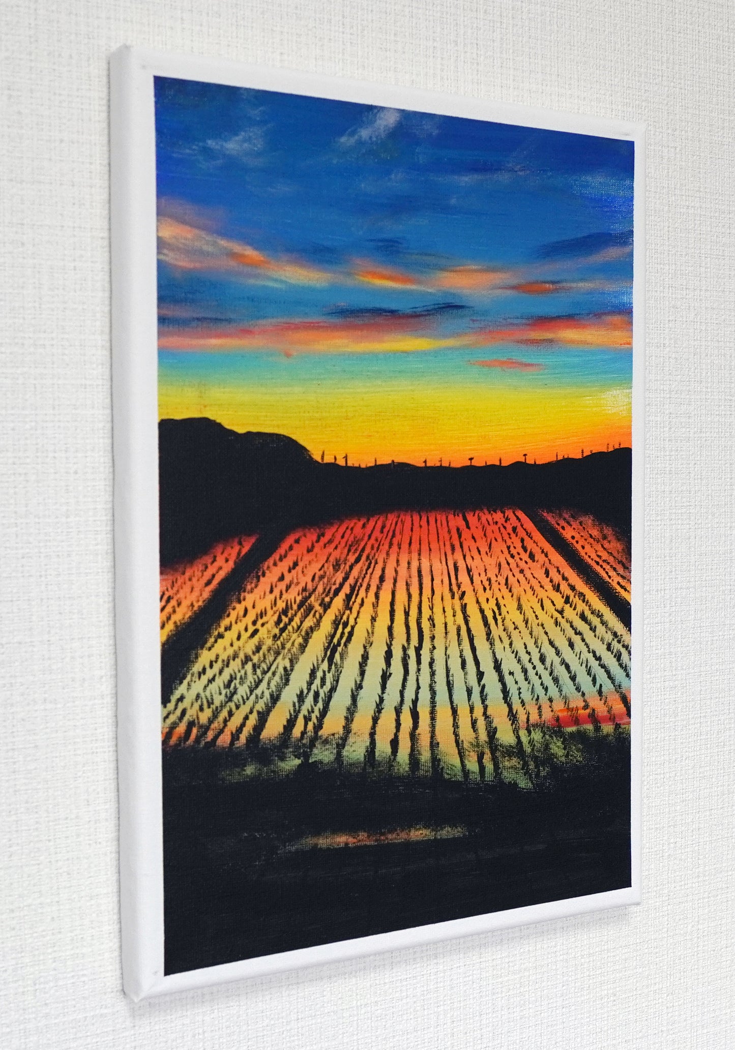 Rice field scenery - 13×10