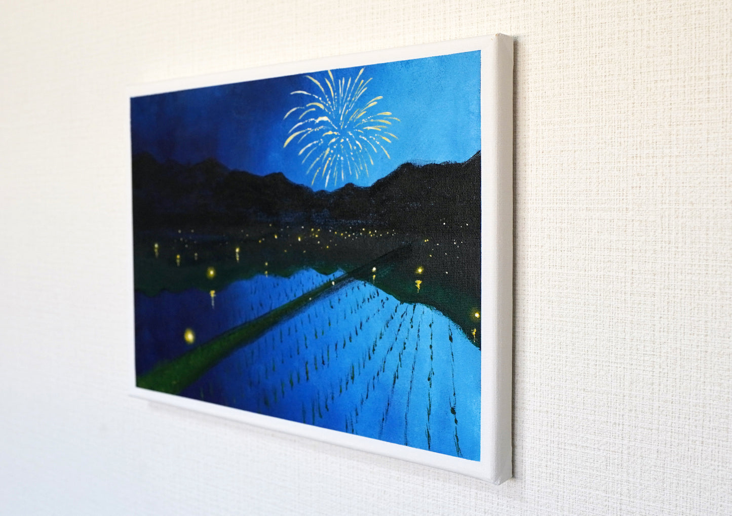 Fireflies and fireworks - 10×13