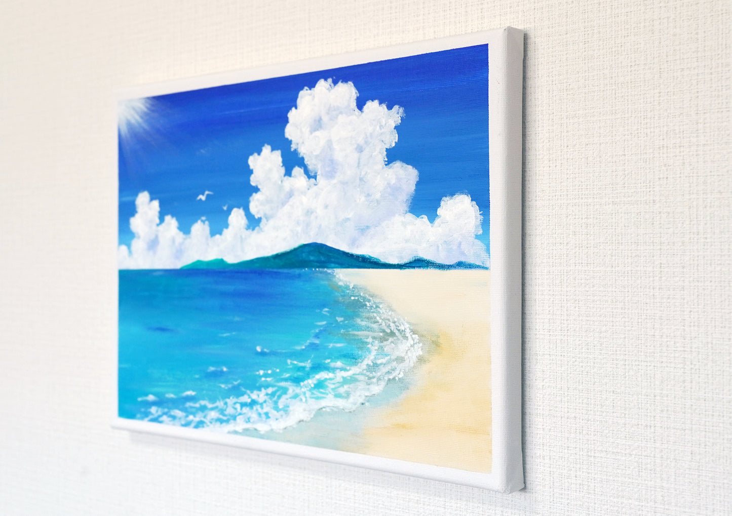 Blue sky and seascape - 10×13