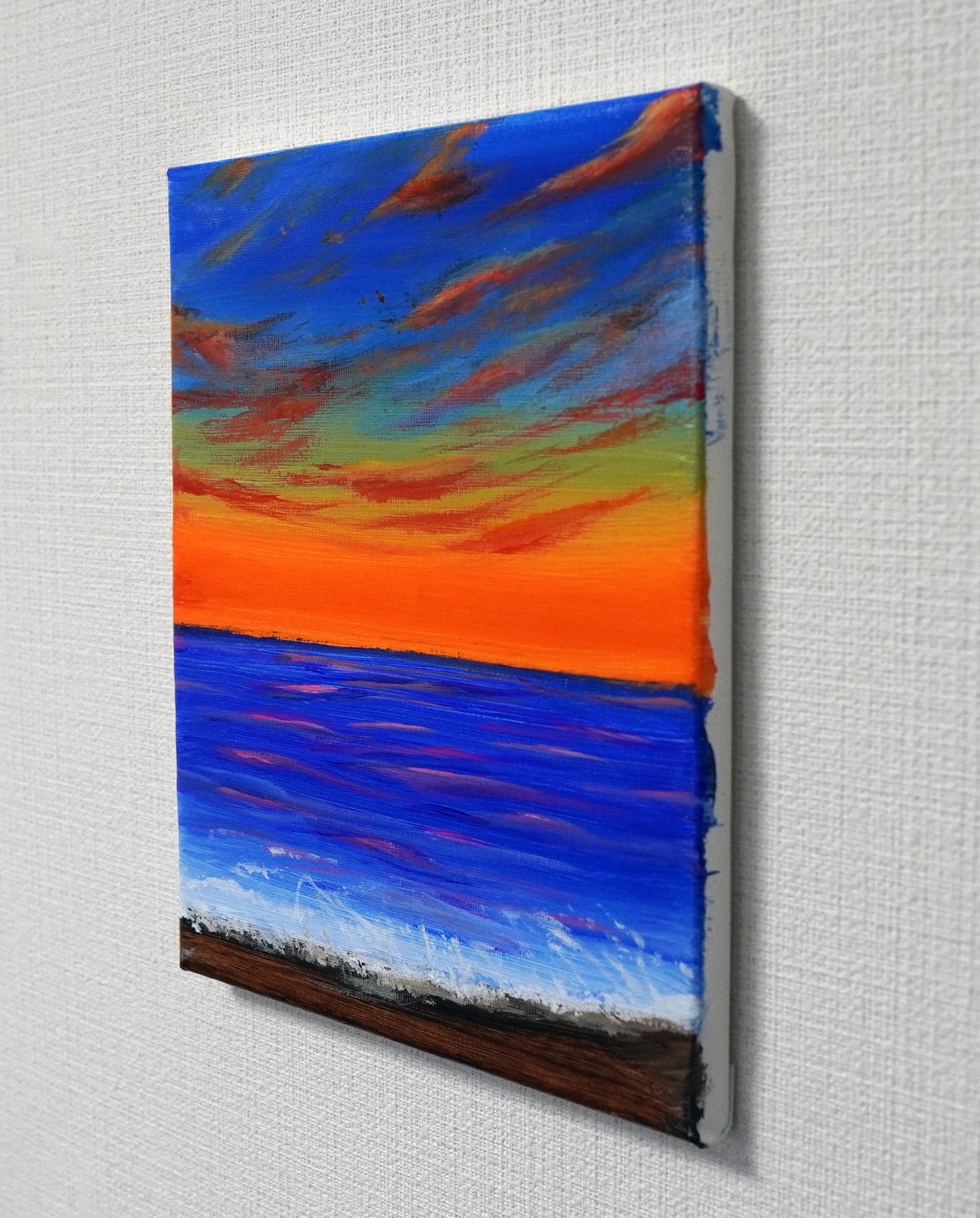 夕暮れの海 - 250 × 200mm - M32