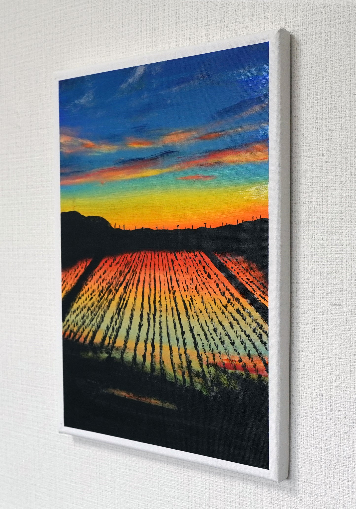 Rice field scenery - 13×10