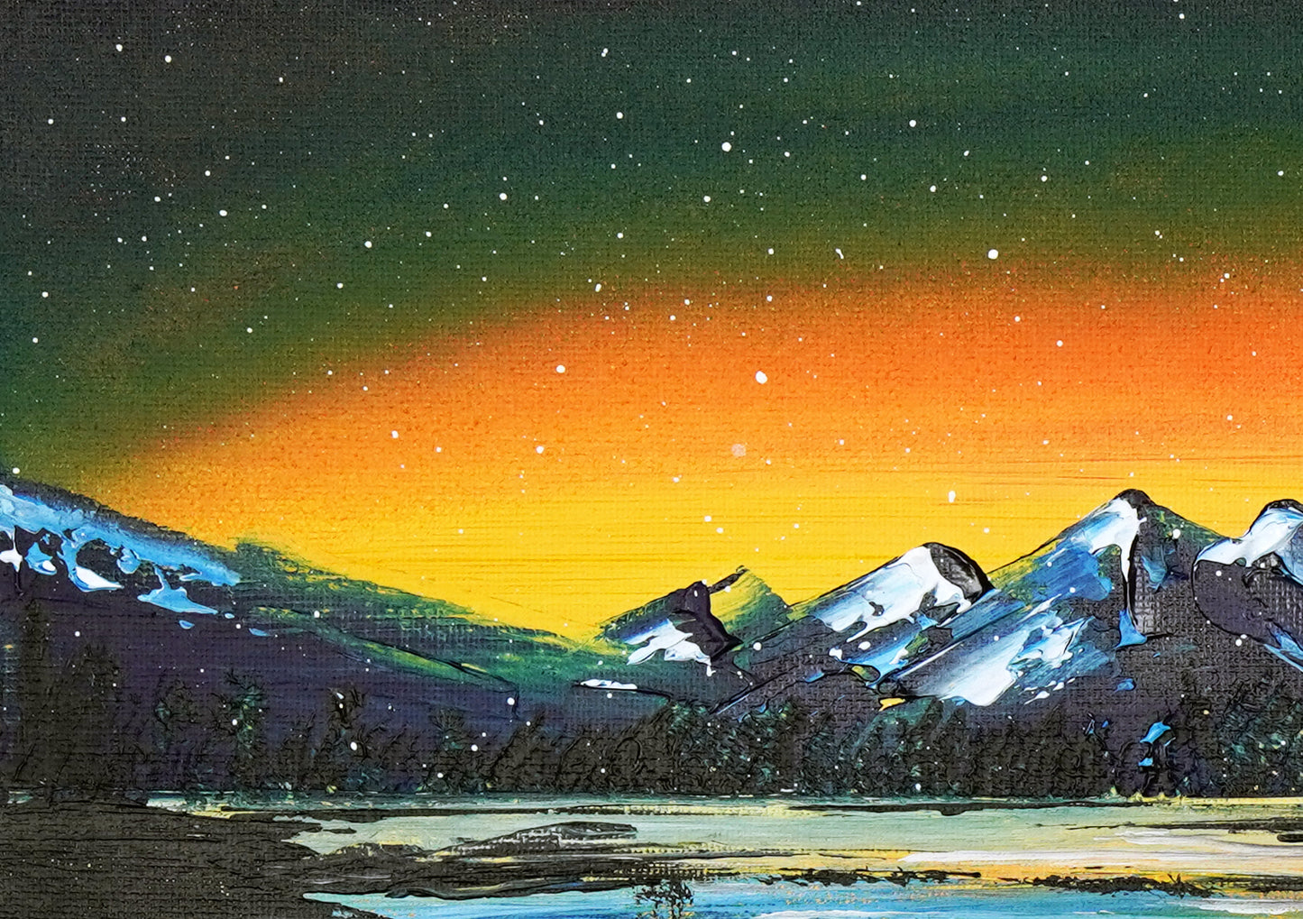 Beautiful dawn scenery - 10×13
