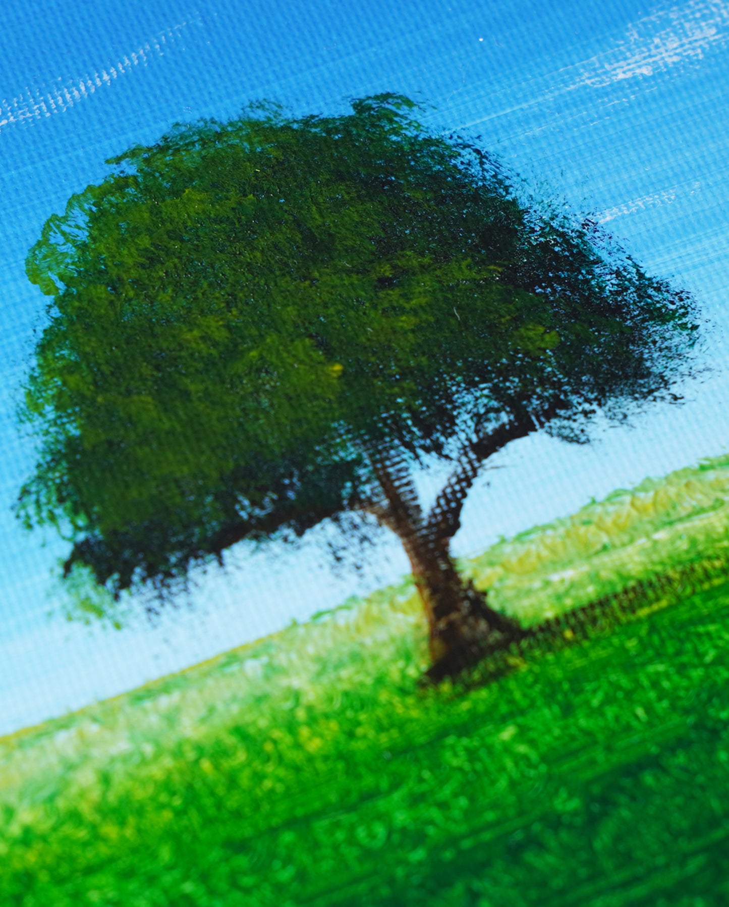 草原と木 - 250 × 200mm - M30