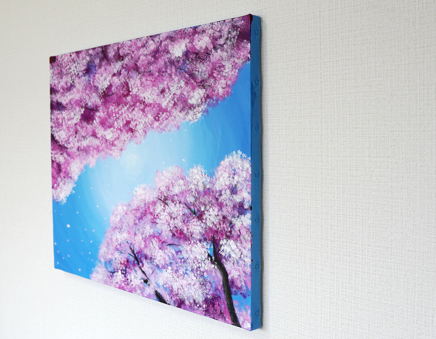 舞う桜の風景 - 455 × 380mm - L7