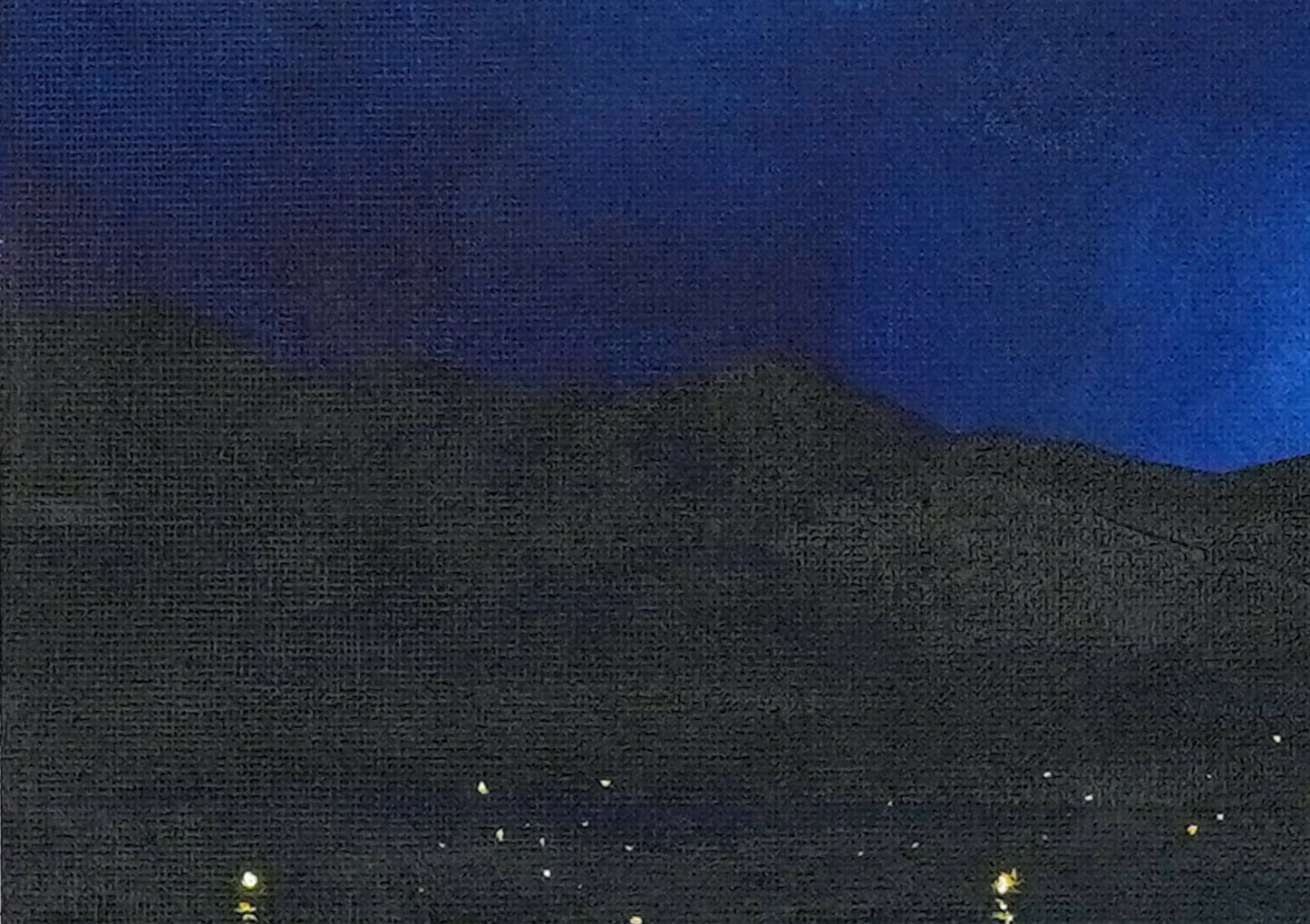 Fireflies and fireworks - 10×13
