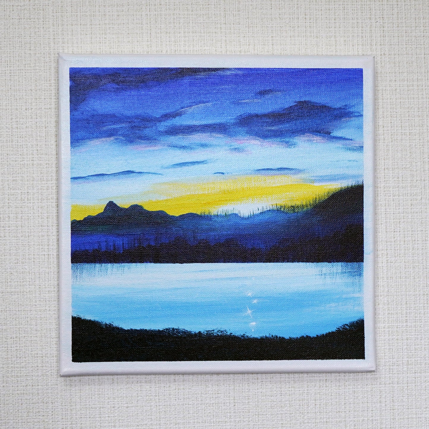 朝日の風景 - 250 × 250mm - S56