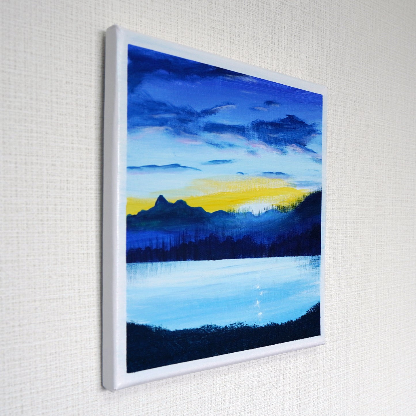 朝日の風景 - 250 × 250mm - S56