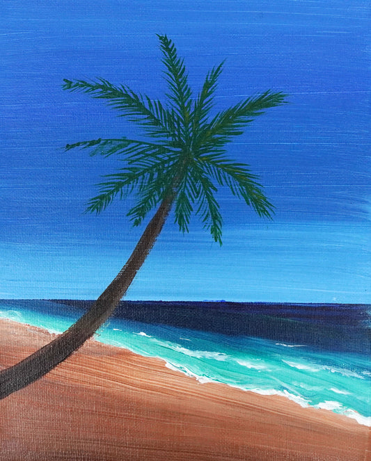 エメラルドグリーンの海 - 250 × 200mm - M38