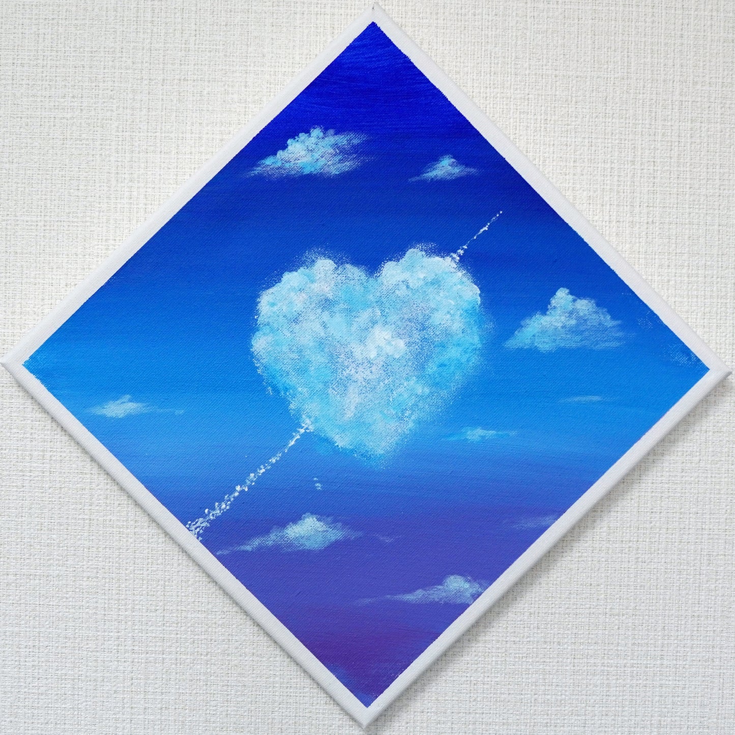 Heart shaped cloud - 10×10