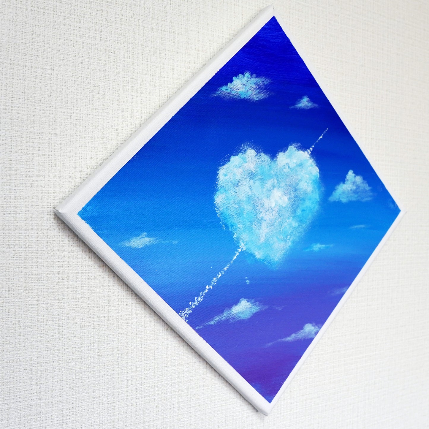 Heart shaped cloud - 10×10
