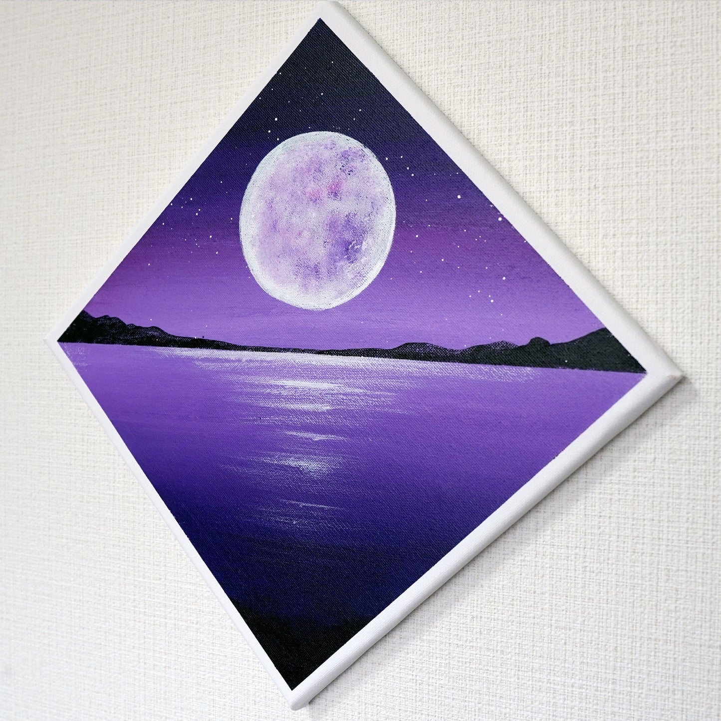 Full moon scenery - 10×10