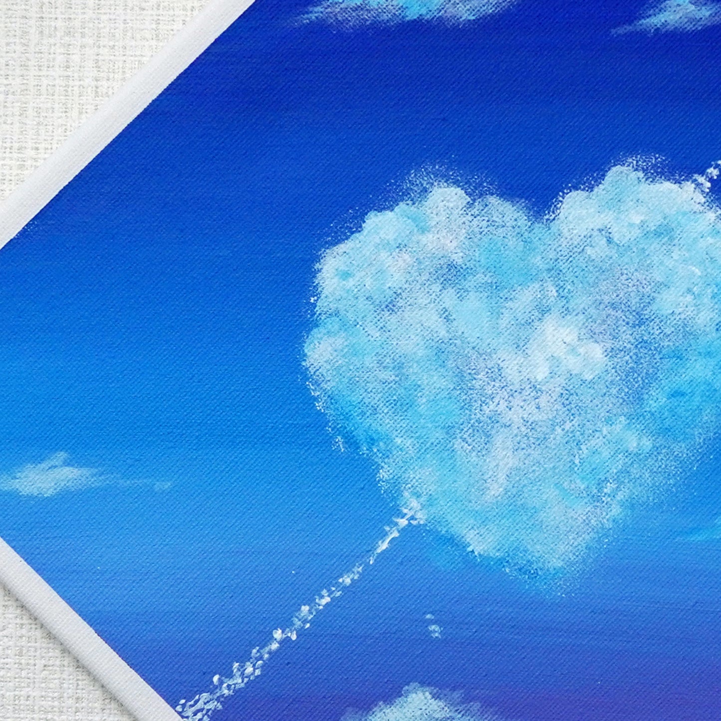 Heart shaped cloud - 10×10